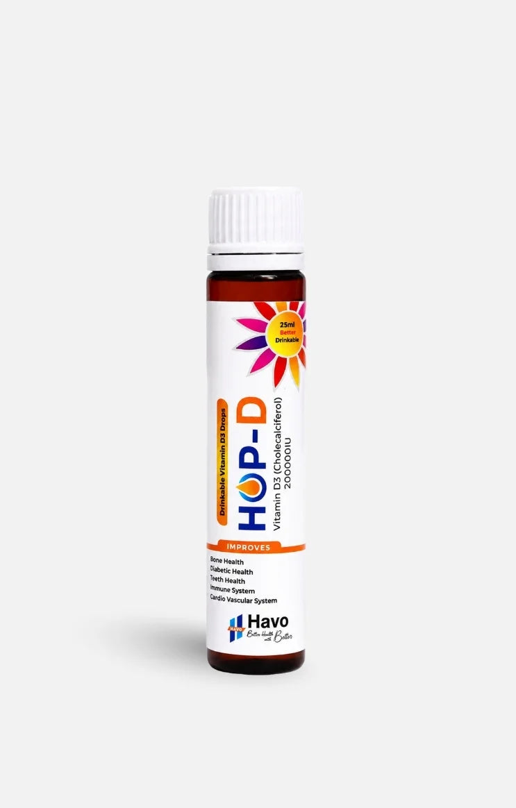 HOP-D Drinkable Vitamin D3 Drops - 300000 IU
