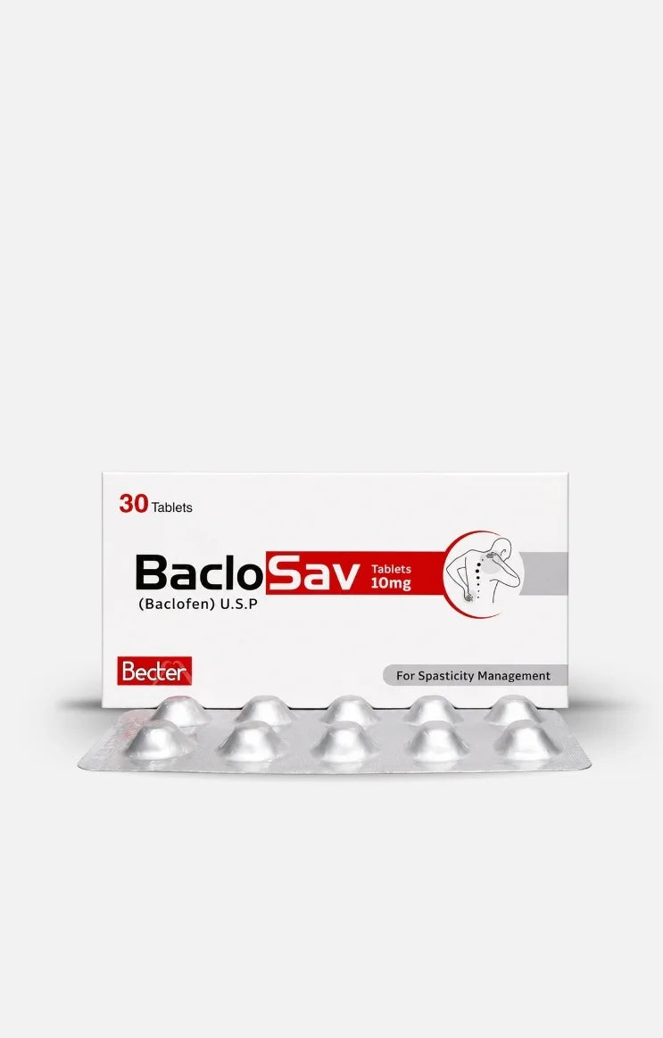 Baclosav Tablets - 10 mg
