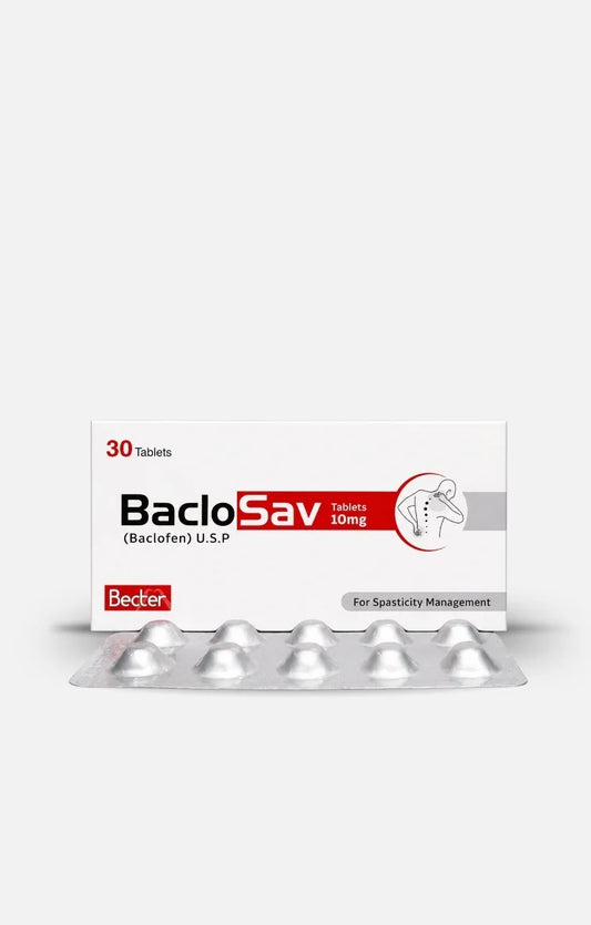 Baclosav Tablets - 10 mg